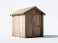 Gartenhäuser - Holz - 210x165x220 cm - Naturbraun - minimalistisch