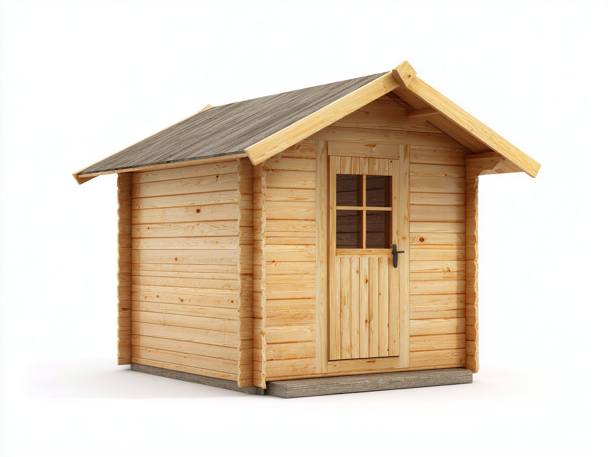 Gartenhäuser - Holz - 250x185x230 cm - Honigbraun - klassisch